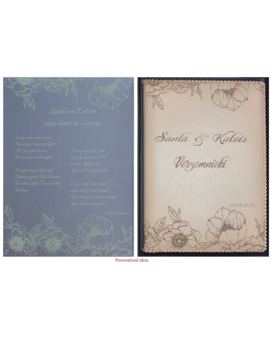 Guest book Poppy GB8