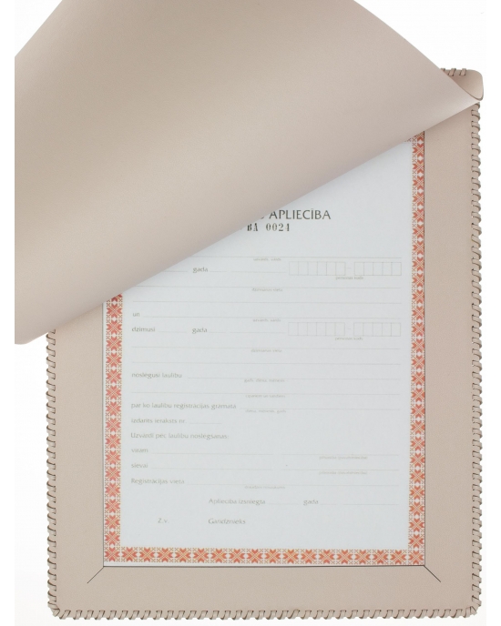 Marriage Certificate frame Peony MCF1