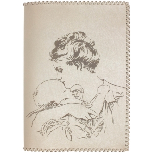 Motherhood passport cover Mother with baby MPC2