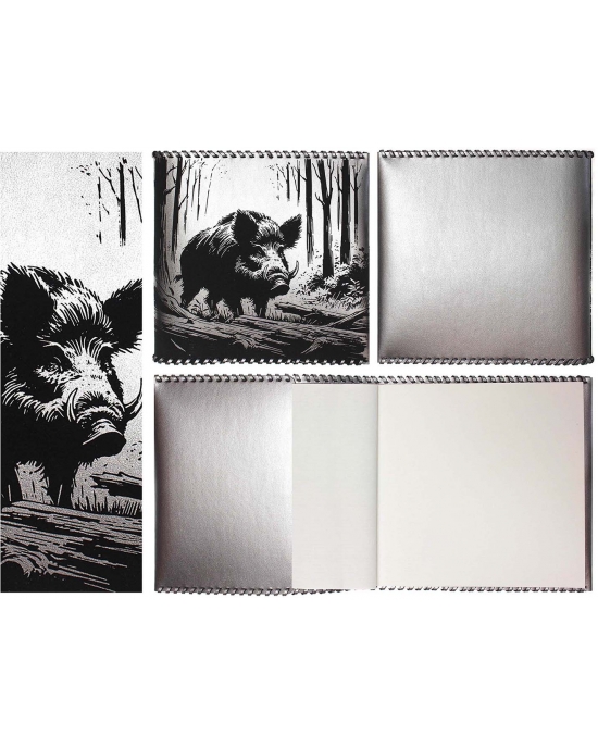 Notebook Wild Boar NB473 (14.5x14,5cm)