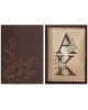 Passport cover Initials with flowers PC140