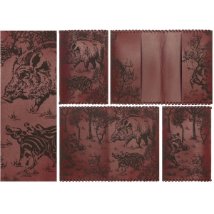 Passport cover Wild boar PC129