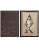 Passport cover Initials with flowers PC140