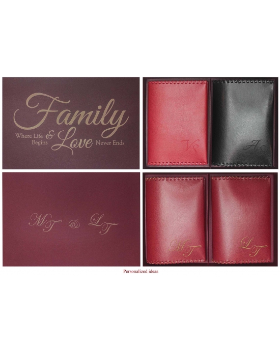 Passport cover Initials PC123