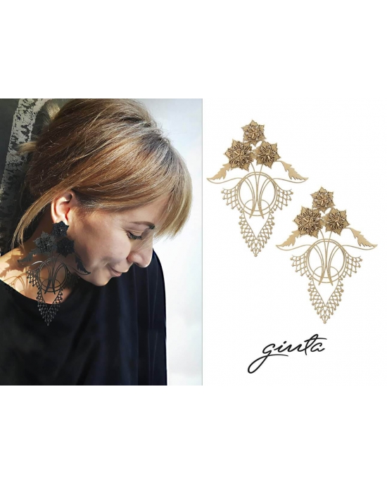 Earrings Lace E169
