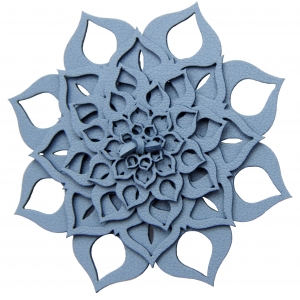 Brooch Lotus B505