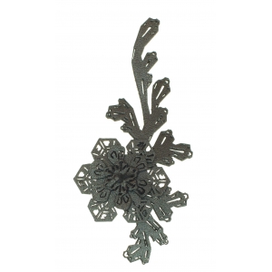 Brooch Snowflakes B38