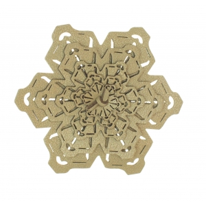 Brooch Snowflakes B39