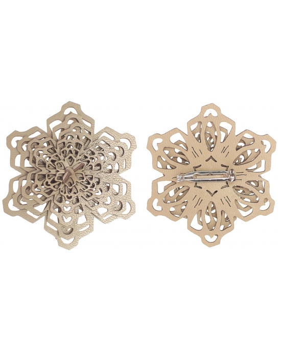Brooch Snowflake B180