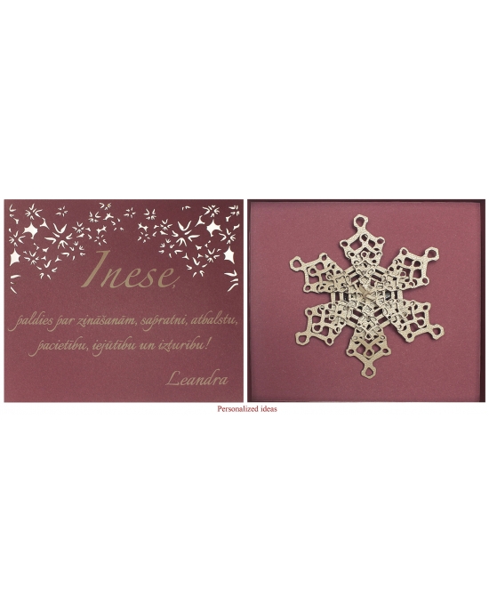 Brooch Iceflower B184