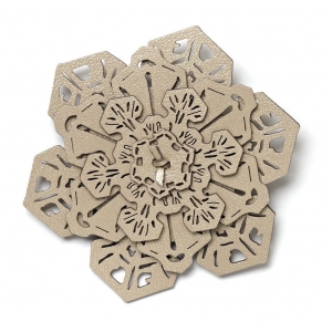 Brooch Snowflakes B27