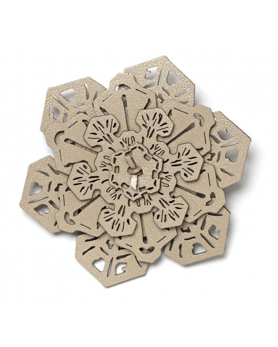 Brooch Snowflakes B27