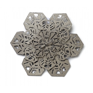 Brooch Snowflakes B18