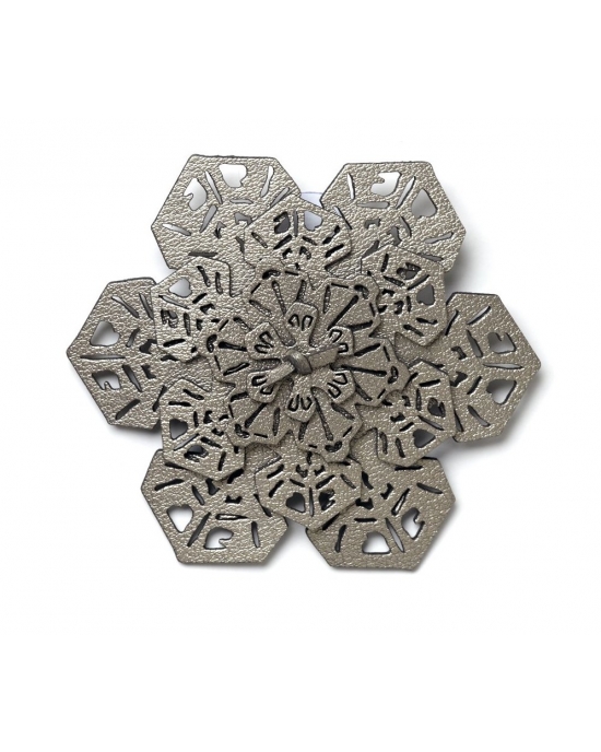 Brooch Snowflakes B18