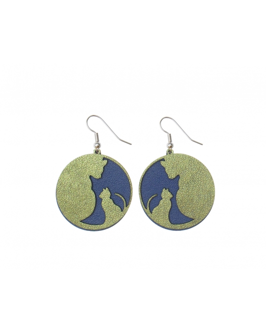 Earrings Cat E322