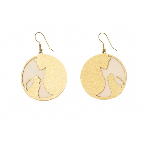 Earrings Cat E322