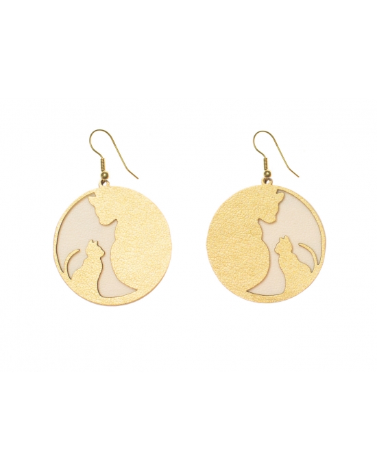 Earrings Cat E322