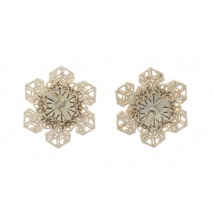 Earrings Snowflakes E15