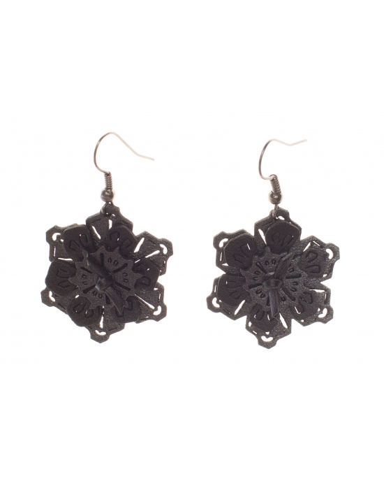 Earrings Snowflakes E24