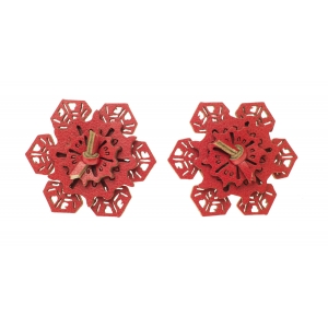 Earrings Snowflakes E243