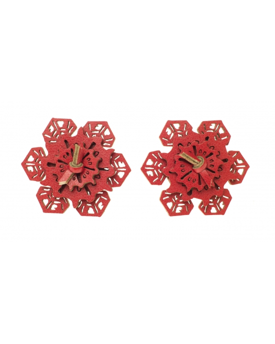 Earrings Snowflakes E243