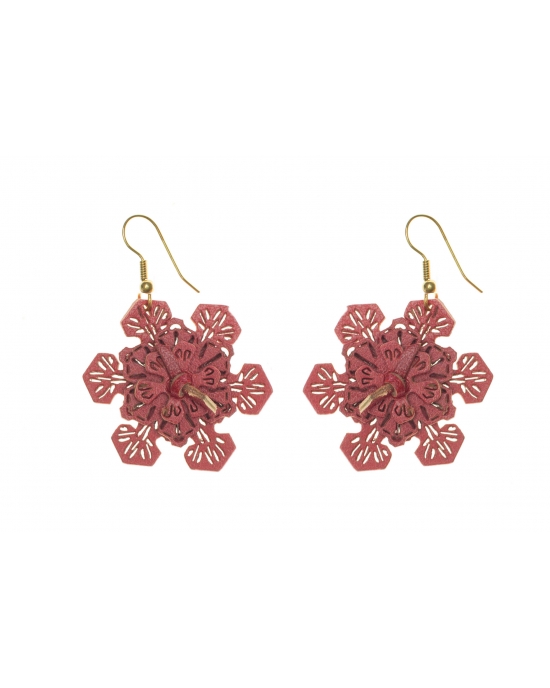 Earrings Snowflakes E294