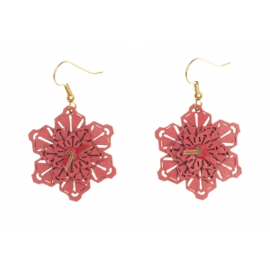 Earrings Snowflakes E246