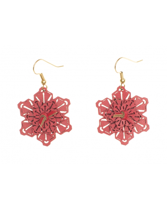 Earrings Snowflakes E246