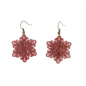 Earrings Snowflakes E283