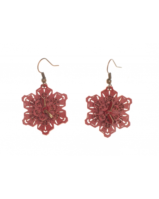 Earrings Snowflakes E283