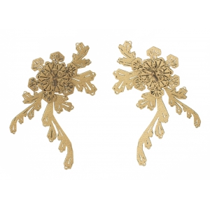 Earrings Snowflakes E299