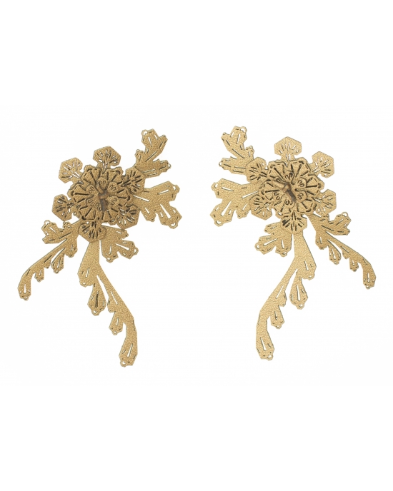 Earrings Snowflakes E299