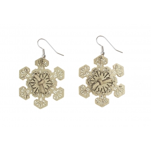 Earrings Snowflakes E290