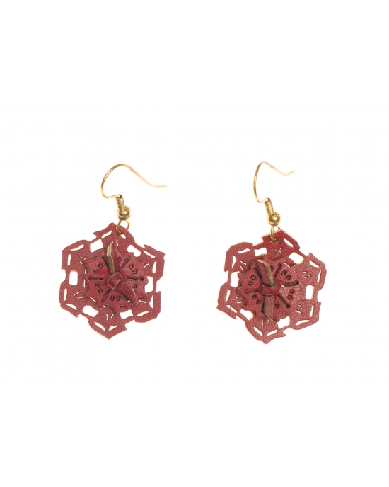 Earrings Snowflakes E284