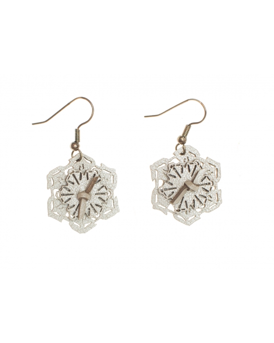 Earrings Snowflakes E286
