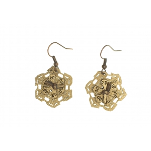 Earrings Snowflakes E287