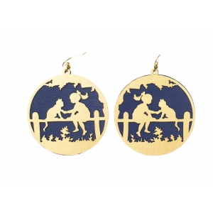 Earrings Cat E321
