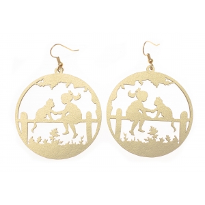 Earrings Cat E324