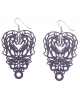 Earrings Chess E274