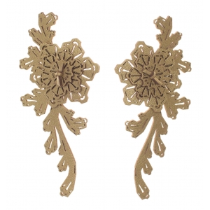 Earrings Snowflakes E196