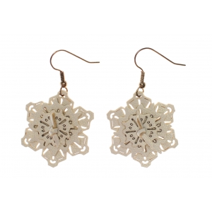 Earrings Snowflakes E317