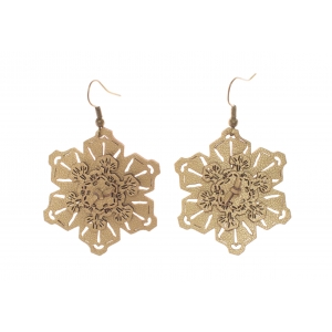 Earrings Snowflakes E26