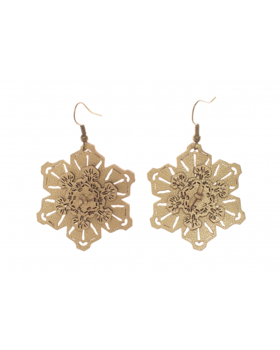 Earrings Snowflakes E26