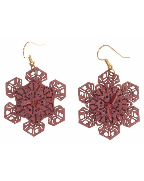 Earrings Snowflakes E242