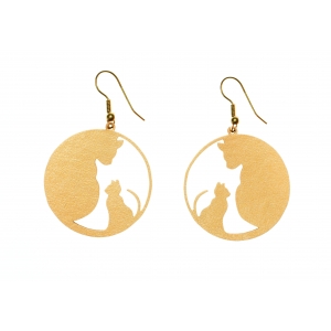 Earrings Cat E323