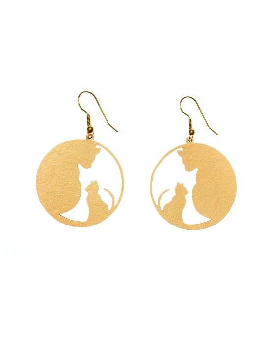 Earrings Cat E323