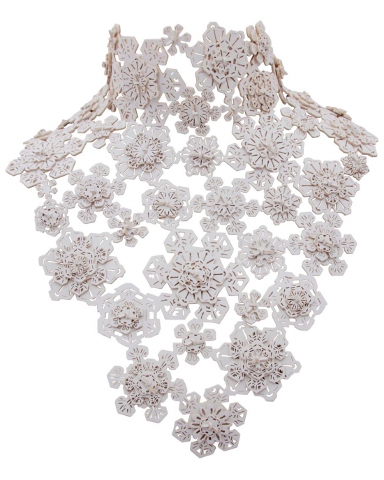 Necklace Snowflakes N52L