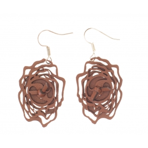 Earrings Cabbage E126