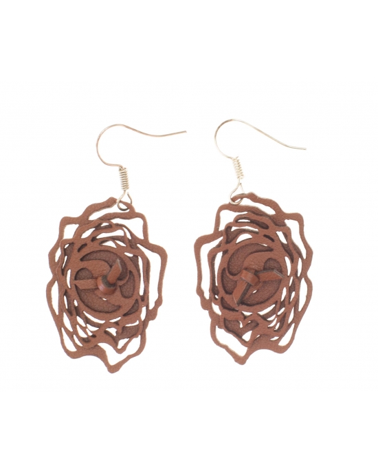 Earrings Cabbage E126