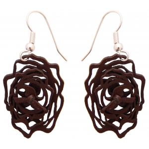 Earrings Cabbage E141